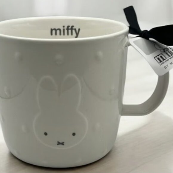 Miffy Cute Mug Embossed Bunny Polka Dot Authentic by Magenta - Picture 2 of 3